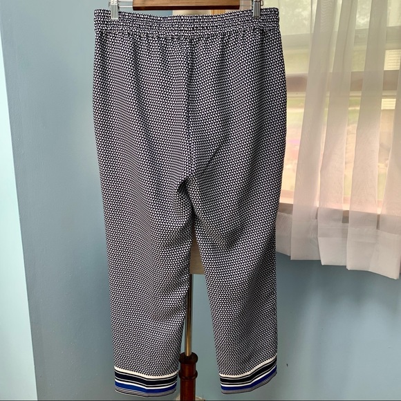 J. Crew Geo Print Drapey Drawstring Pants - Picture 5 of 6